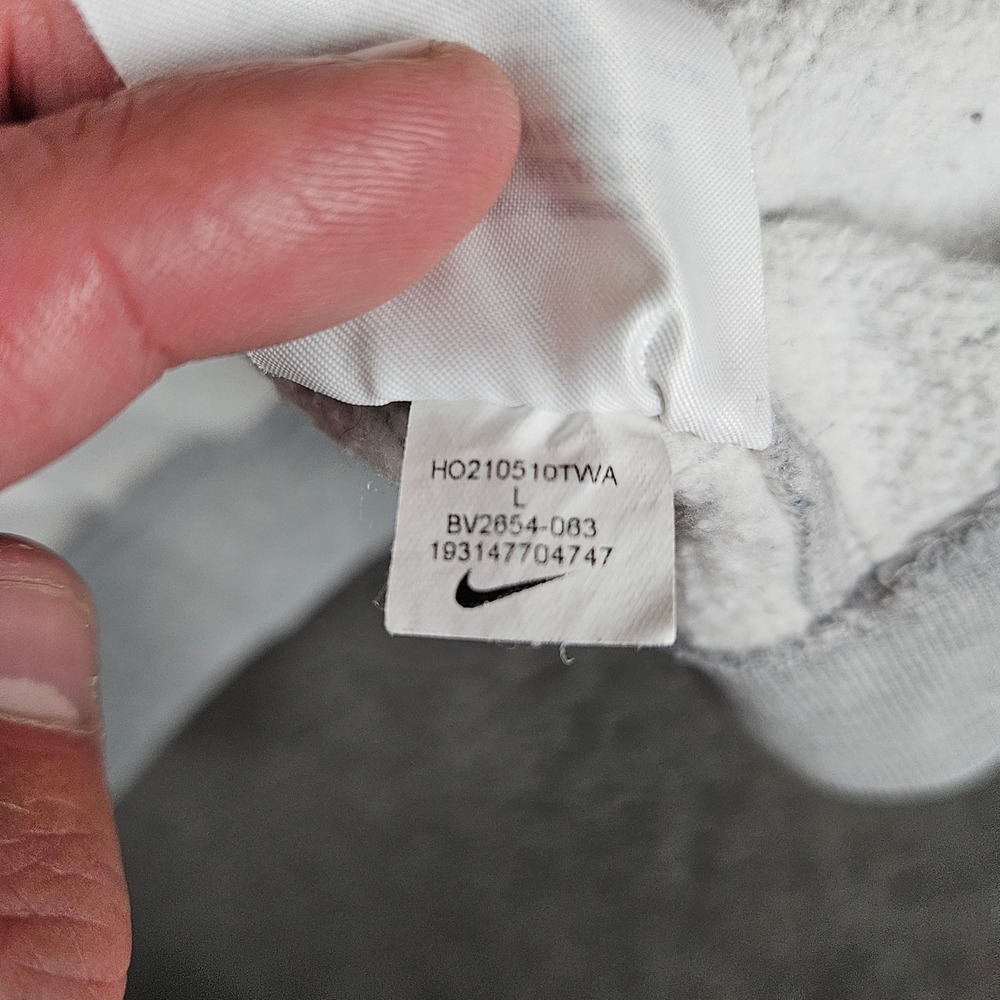 Nike Sportswear Club Fleece Mens Hoodie Grey Pullover BV2654-083 Size Large - Picture 7 of 10